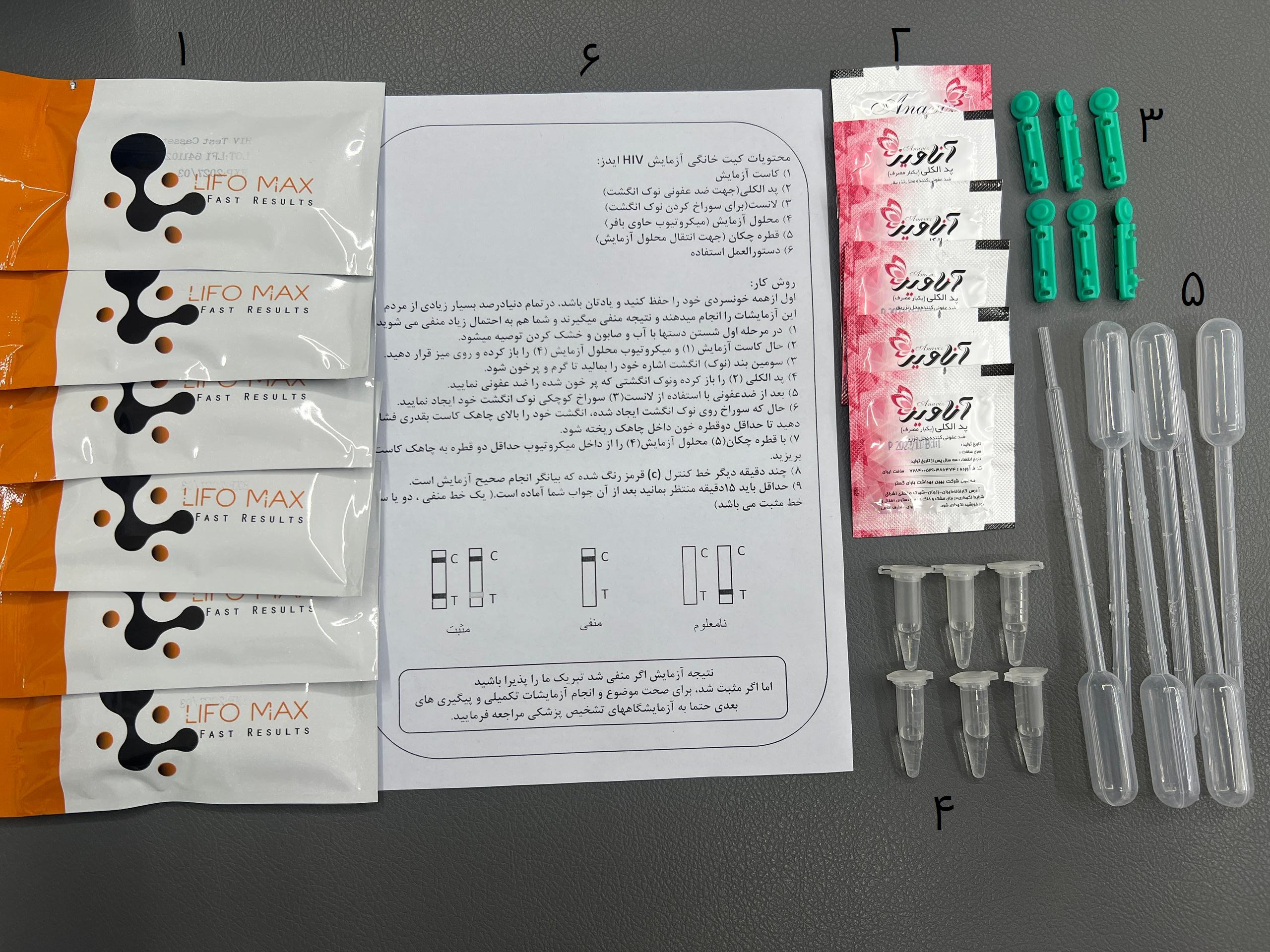 اقتصادی خانواده ( 6 کیت ایدز LIFO MAX )